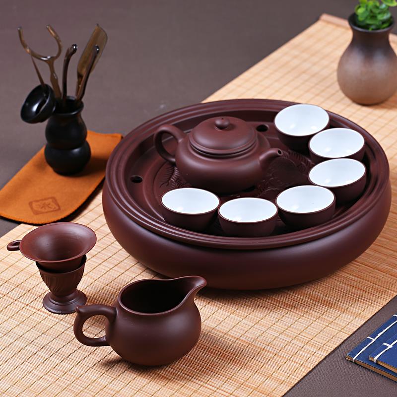 紫砂茶具套装大号茶壶茶杯陶瓷功夫茶具家用现代整套泡茶茶具简约|ruв категории посуда, чайный сервиз, кунг - Фу, чайный сервиз - от Buy2taobao.com для оказания профессиональной услуги покупки агента Taobao