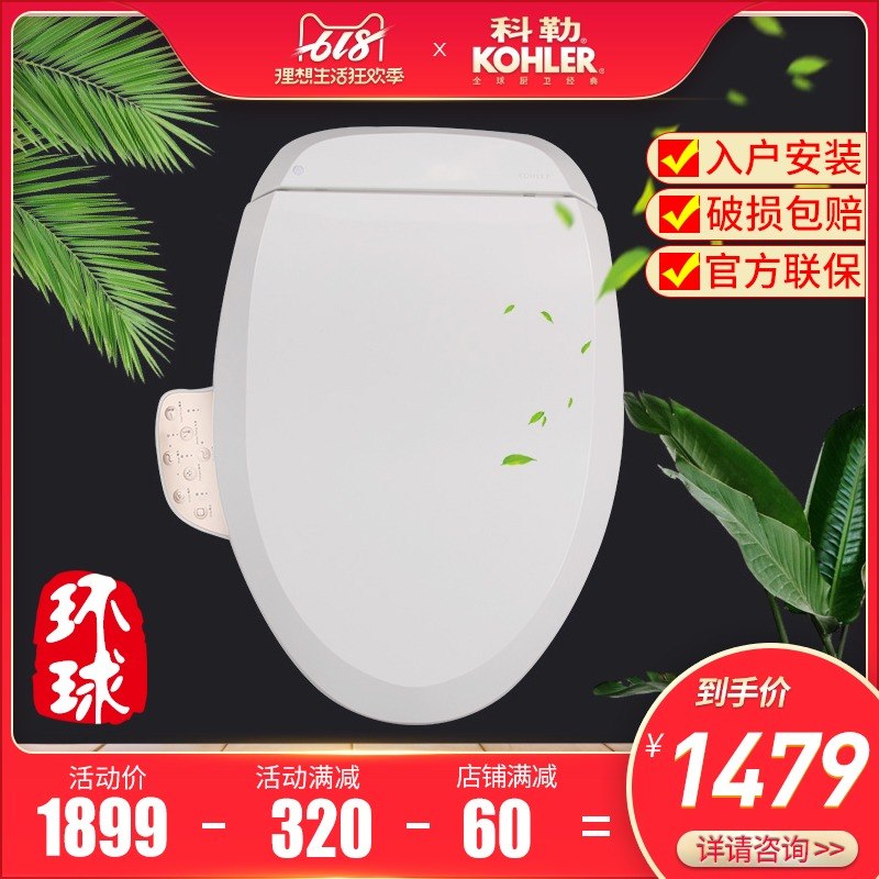 科勒智能蓋K-31326T-0清舒寶電子加熱馬桶蓋雙噴嘴金色蓋板原4737在類目 家裝主材, 衛浴用品, 坐便器蓋板, 智能坐便蓋板中 - 來自Buy2taobao.com提供專業的淘寶代購服務