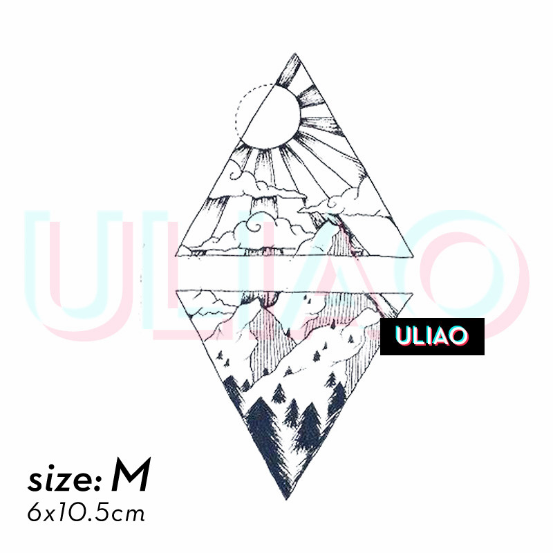 冰封雪域※ULIAO ins纹身贴个性简笔手绘黑白贴纸原创潮流简约在类目 彩妆/香水/美妆工具, 身体彩绘中 - 来自Buy2taobao.com提供专业的淘宝代购服务