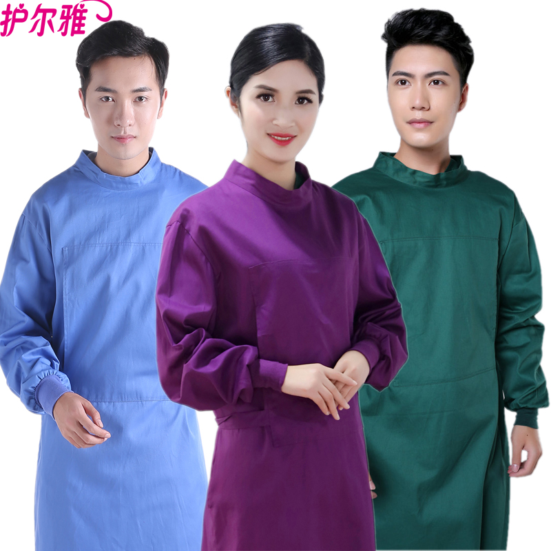 Surgical dress, female pure cotton Operation room doctor Hand clothes Long sleeve quarantine Dressingin the Women's clothing/Boutique , Set/Student uniforms/Work uniforms , Medical uniforms category - from Buy2taobao.com to provide professional Taobao agent buy service