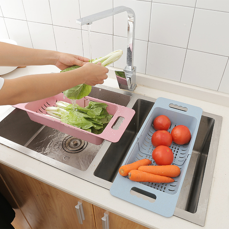 Telescoping Trays Vegetables fruit Leach basket Vegetable basin Storage rack kitchen water tank Dishwasher household Storagein the Tableware , Tableware , Fruit bowl/Fruit plate/Hamper category - from Buy2taobao.com to provide professional Taobao agent buy service