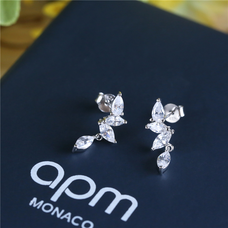 露露的功课 APM MONACO S925纯银扇形流苏