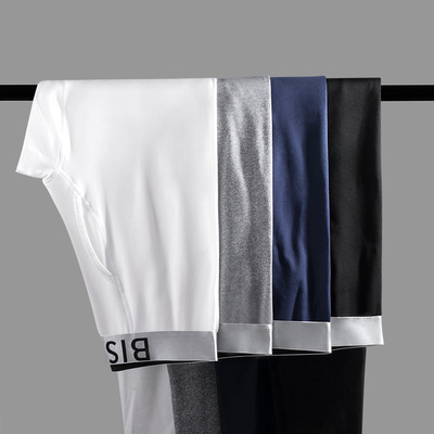 秋裤2019年新款潮流衬裤紧身打底保暖裤男士线裤加绒加厚冬季棉裤