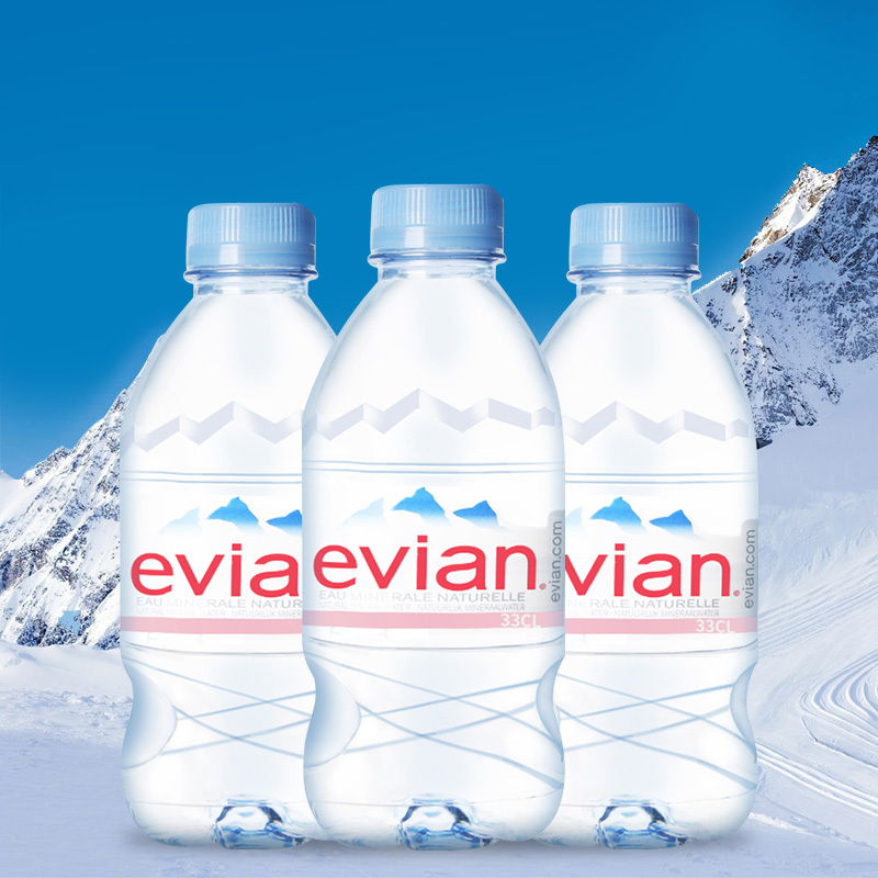 Evian法国原装进口依云天然矿泉水330ml*3瓶装依云弱碱性饮用水|ruв категории кофе/хлопья/напиток, напиток, минеральная вода/очищенная вода - от Buy2taobao.com для оказания профессиональной услуги покупки агента Taobao