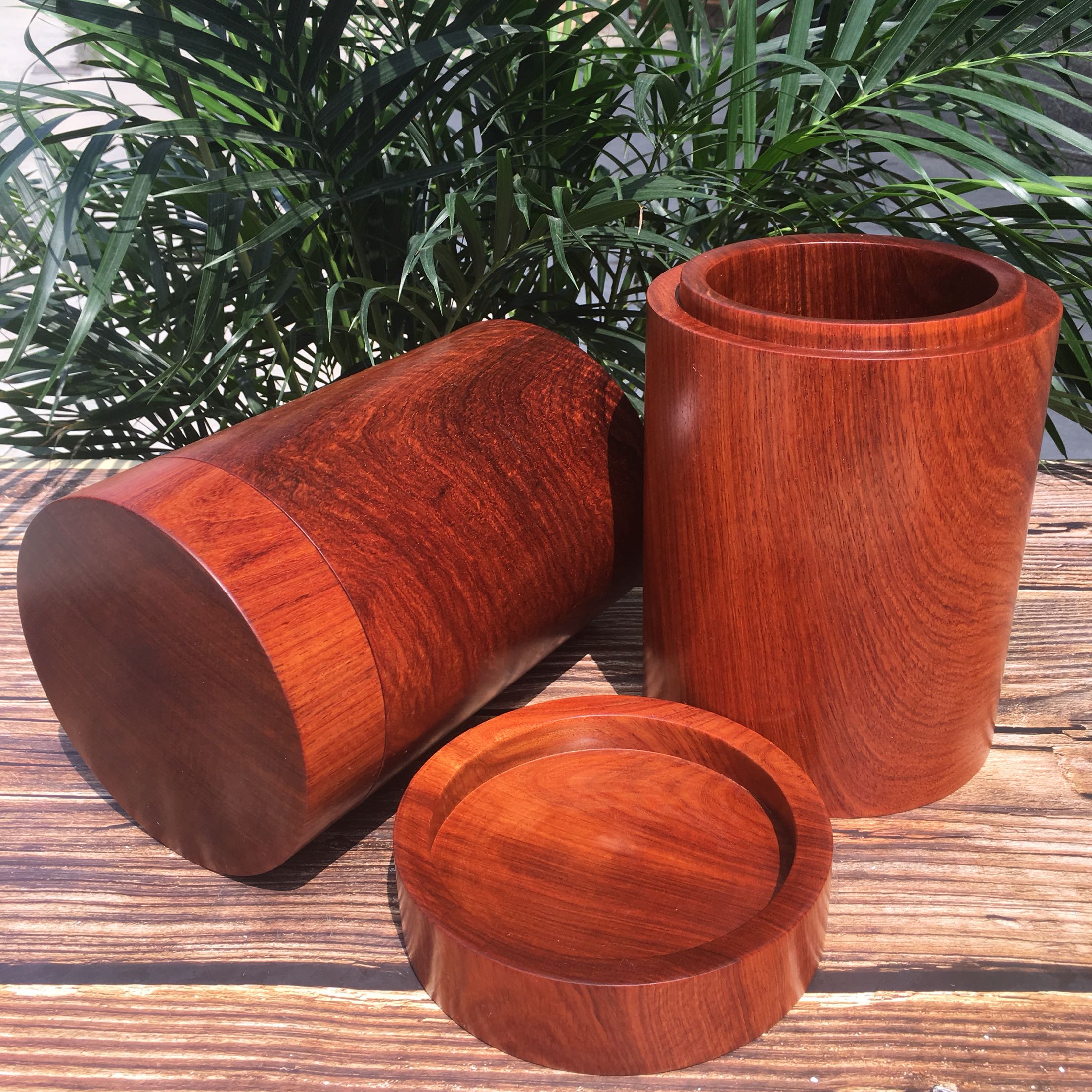 红木茶叶罐糖果干果储存罐缅甸花梨木大果子檀缅花实木储物收纳桶|ruв категории посуда, чайный сервиз, чайница - от Buy2taobao.com для оказания профессиональной услуги покупки агента Taobao