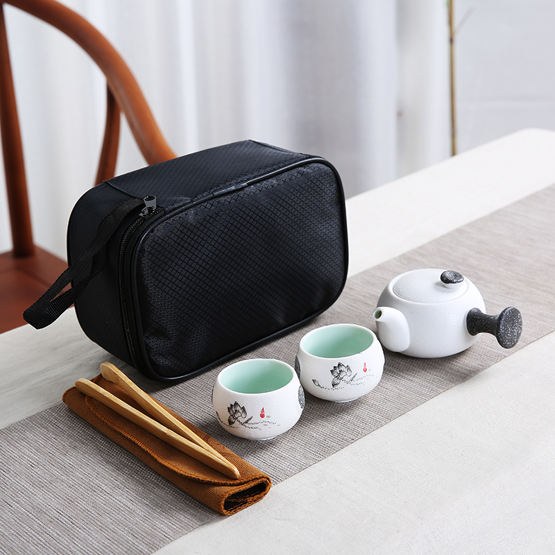 Kungfu Online travel tea set suit Portable packing teacup teapot activity customer gift customized Wholesalein the Tableware , Tea set , Kung Fu Tea category - from Buy2taobao.com to provide professional Taobao agent buy service