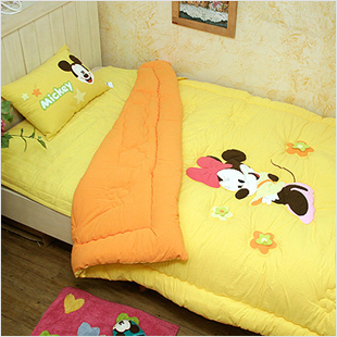 the republic of korea Agency purchase Imported pure cotton Cotton Mickey/Minnie Spring and autumn season children Cartoon quilt Beddingin the Bedclothes , Quilt, Synthetic quilt category - from Buy2taobao.com to provide professional Taobao agent buy service