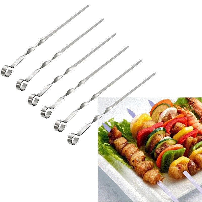 hot 6pc sinox 45cm stainless steel barbecues skewers long ba|msdalam kategori sukan/Yoga/kecergasan/bekalan peminat, Barangan Sukan lain - dari Buy2taobao.com untuk memberikan perkhidmatan ejen Taobao profesional membeli