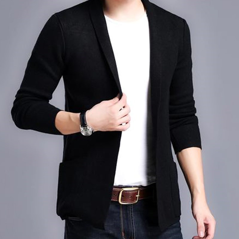 *Yiyi Moving Clothes & Accessories men's wear knitting Cardigan man Cardigan sweater Gentleman Wild black coatin the Men's clothing, Knitwear/Sweaters category - from Buy2taobao.com to provide professional Taobao agent buy service