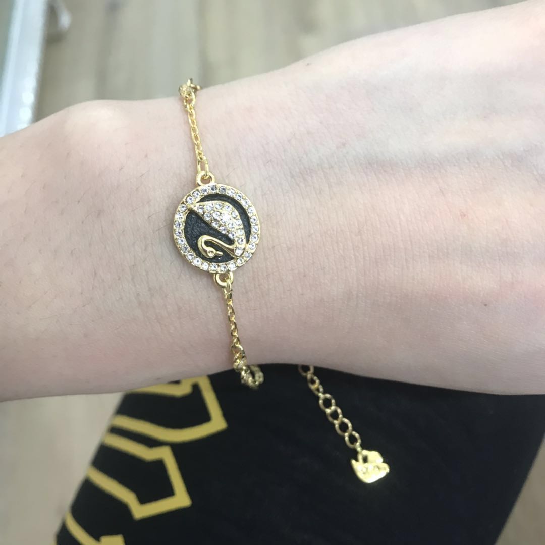 时尚新款圆形水晶圆圈嵌镶水晶元素流转镶钻玫瑰金手链|ruв категории Украшения,ювелирные изделия, браслет - от Buy2taobao.com для оказания профессиональной услуги покупки агента Taobao