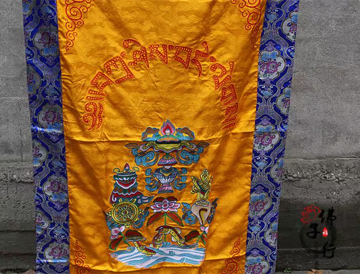 Tibetan curtain/Cotton door curtain // Combination eight auspicious Babaorui Tibetan curtain Double thick typein the Home Fabric , Curtains and curtain accessories , Curtain category - from Buy2taobao.com to provide professional Taobao agent buy service