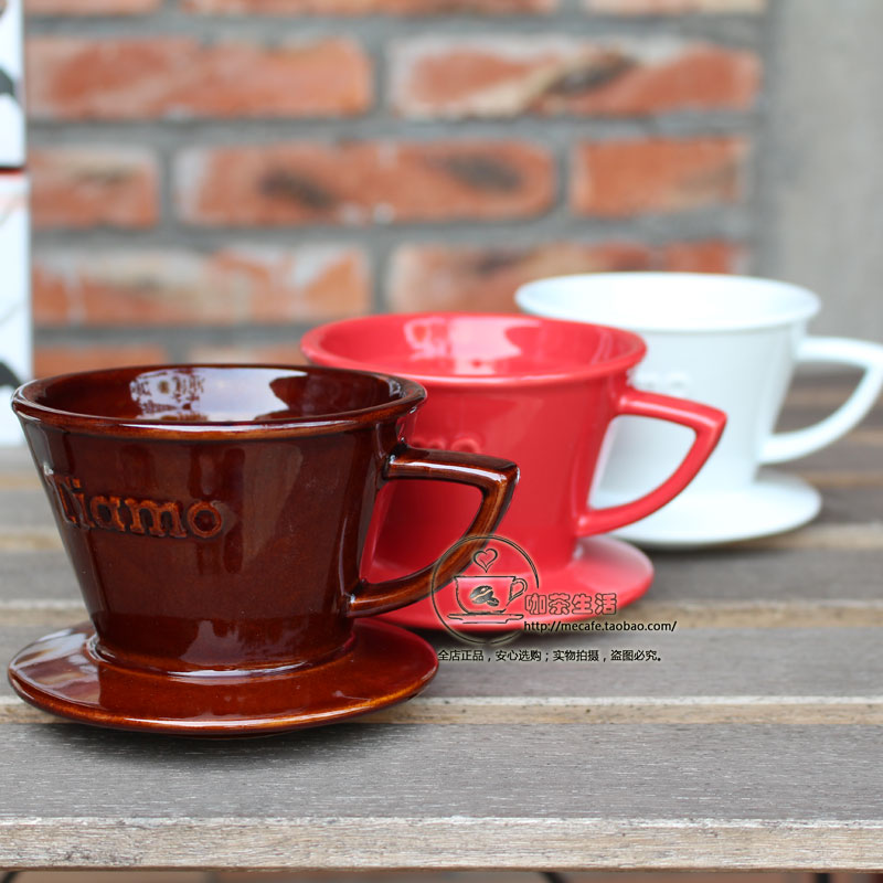 TIAMO K01 ceramics coffee Cake filter cup 1-2 Cup copies Measuring spoon Drip trayin the Tableware , Coffee , Coffee pot category - from Buy2taobao.com to provide professional Taobao agent buy service