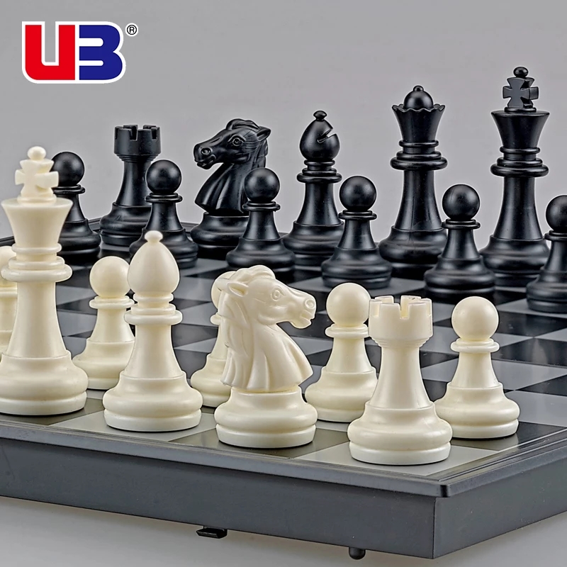 UB友邦国际象棋儿童 学生初学者磁性黑白金银棋子折叠棋盘培训棋|ruв категории игрушка/коляска/головоломка/блоки/модель, детей шахматы/настольные игры, многофункциональный шахматы - от Buy2taobao.com для оказания профессиональной услуги покупки агента Taobao