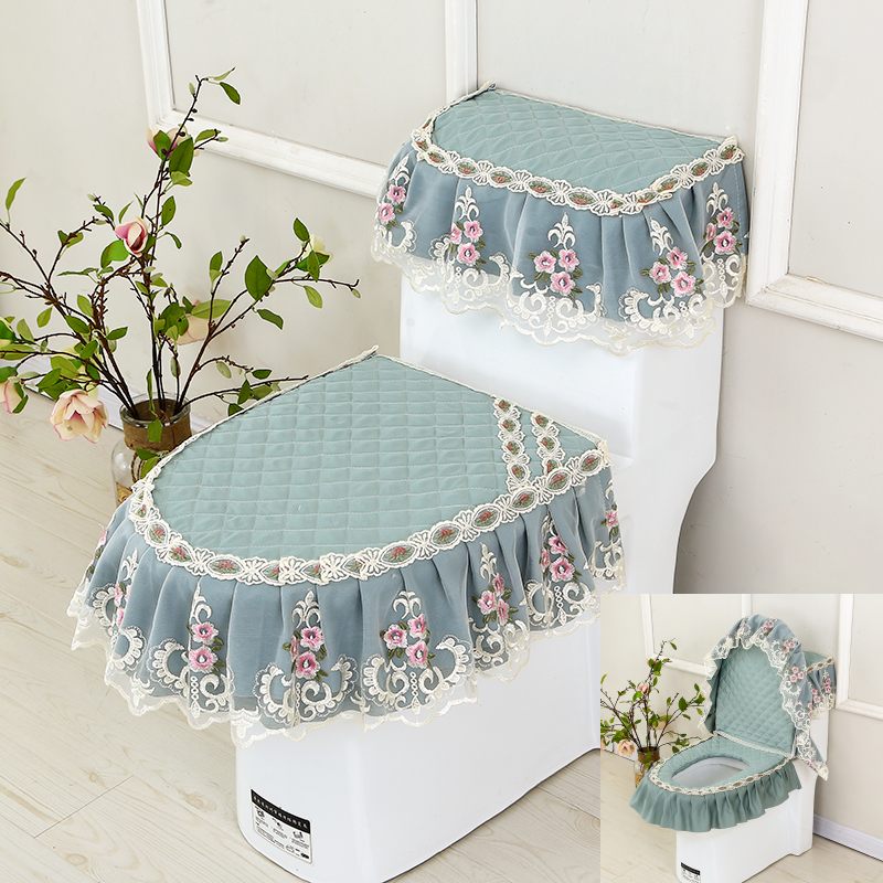 Four seasons Toilet mat Three Lace Fabric art Zip high-grade Toilet mat Seat cushion Potty pad Ferrulein the Family/Personal Cleaning Tools , Sanitary appliances/Bathroom accessories , Toilet sets/Toilet seat category - from Buy2taobao.com to provide professional Taobao agent buy service