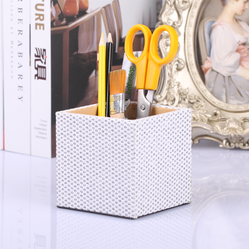 Janeouya Diamond pattern European style Simplicity pen container fashion Leatherwear Stationery Storage bin Office desktop storage boxin the Storage consolidation , Home Storage appliances , Storage tank , Pen case category - from Buy2taobao.com to provide professional Taobao agent buy service