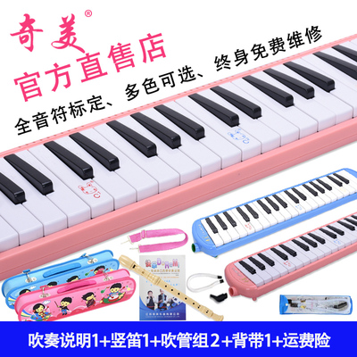 奇美口风琴32键36键37键儿童初学者学生用课堂教学专业演奏乐器
