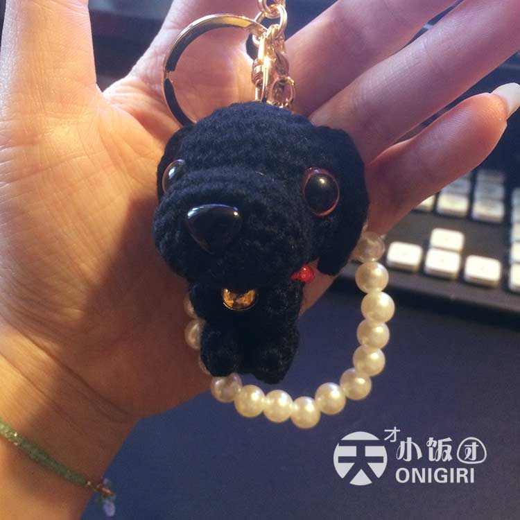 Rab Lhatog Key buckle ONIGIRI Handmade custom black Rab Lhatog Pendant lovely Dogs Car hitchin the Festive supplies/Gift , Gift ideas , Keychain category - from Buy2taobao.com to provide professional Taobao agent buy service
