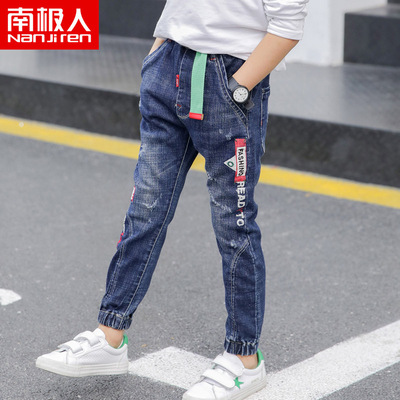 童装男童牛仔裤2019新款春秋装洋气宝宝裤儿童中大童休闲长裤子潮