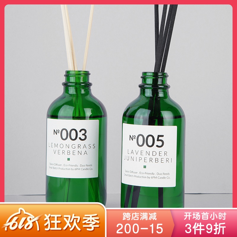 6PM Candle Co.无火香薰室内空气持久清新精油香水室内藤条扩香在类目 洗护清洁剂/卫生巾/纸/香薰, 香熏用品, 香熏香料中 - 来自Buy2taobao.com提供专业的淘宝代购服务
