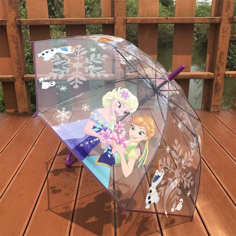 新款加厚透明伞儿童雨伞苏菲亚小学生男童女孩冰雪奇缘艾莎公主伞|msdalam kategori rumah harian, payung/gear hujan/Rain/Lembap-bukti, payung - dari Buy2taobao.com untuk memberikan perkhidmatan ejen Taobao profesional membeli