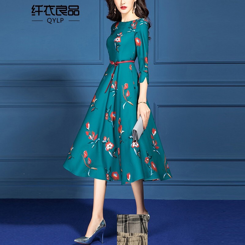 泉色旗舰店佐美人女装皙秀纤衣良品2019春装修身显瘦a字裙七分袖|ruв категории плесень играть/Аниме/вокруг/cos/настольные игры, Косплей одежды/реквизит/услуги, Косплей женской одежды - от Buy2taobao.com для оказания профессиональной услуги покупки агента Taobao