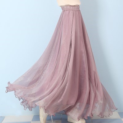 summer Show thin Mopping the floor fashion Super long longuette Princess Dress white Fission skirt Solid Versatilein the Women's clothing/Boutique , Skirts category - from Buy2taobao.com to provide professional Taobao agent buy service