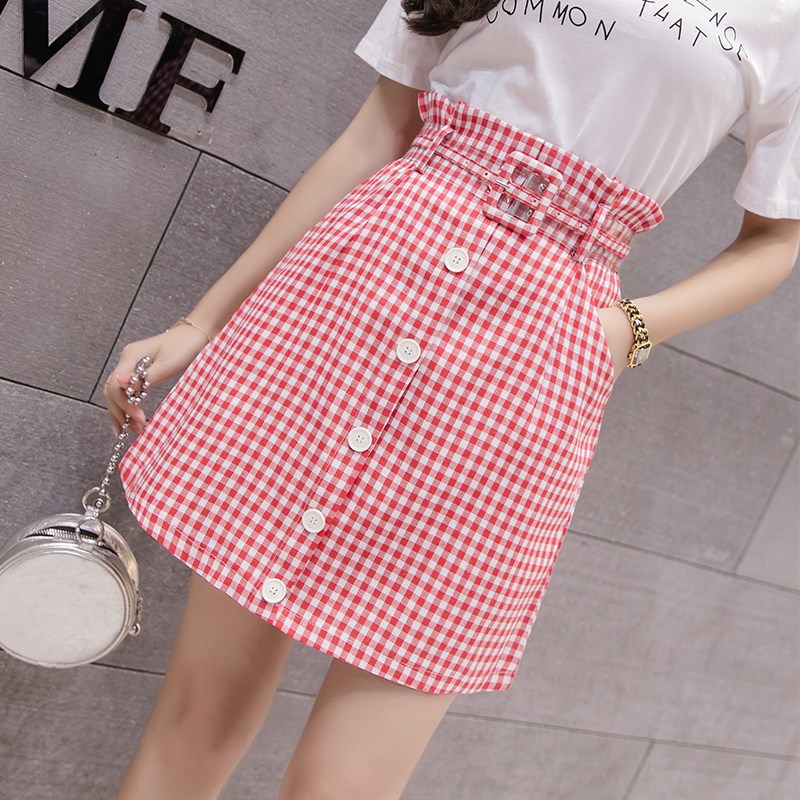 summer Paige Bud skirt 2018 new pattern lattice skirt a type Package hip Short skirt black and white Plaid skirtin the Women's clothing/Boutique , Skirts category - from Buy2taobao.com to provide professional Taobao agent buy service