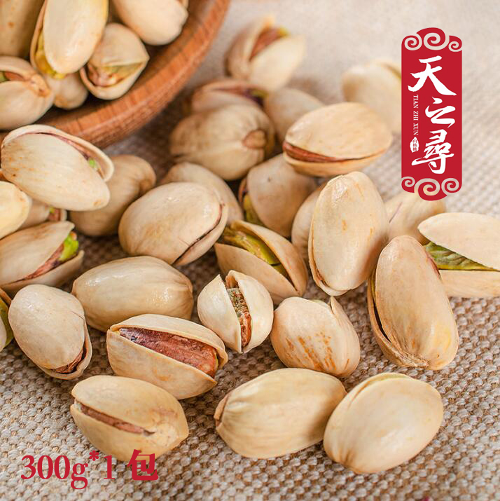 『天之寻』开心果300g大颗粒原色未漂白坚果炒货休闲零食2018新货|ruв категории закуски/орехи/специальность, ореховый/орехи/жареные семечки, фисташки - от Buy2taobao.com для оказания профессиональной услуги покупки агента Taobao