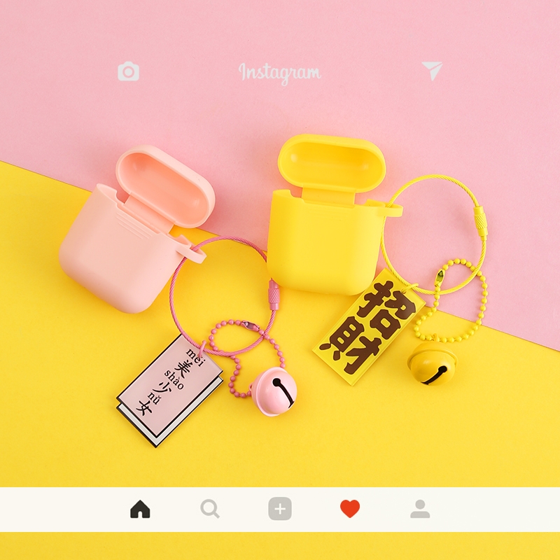 Net red characters airpods2 smart cover Apple wireless Bluetooth headset Protective shell lovely silica gel Boxin the 3C Digital Accessories, MP3/MP4 Fitting , Headphone Accessories category - from Buy2taobao.com to provide professional Taobao agent buy service