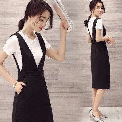 Add fertilizer XL Summer wear mm2018 new pattern suit Show thin Two piece set Suspender skirt Fat sister Dressin the Women's clothing/Boutique , Large size women category - from Buy2taobao.com to provide professional Taobao agent buy service