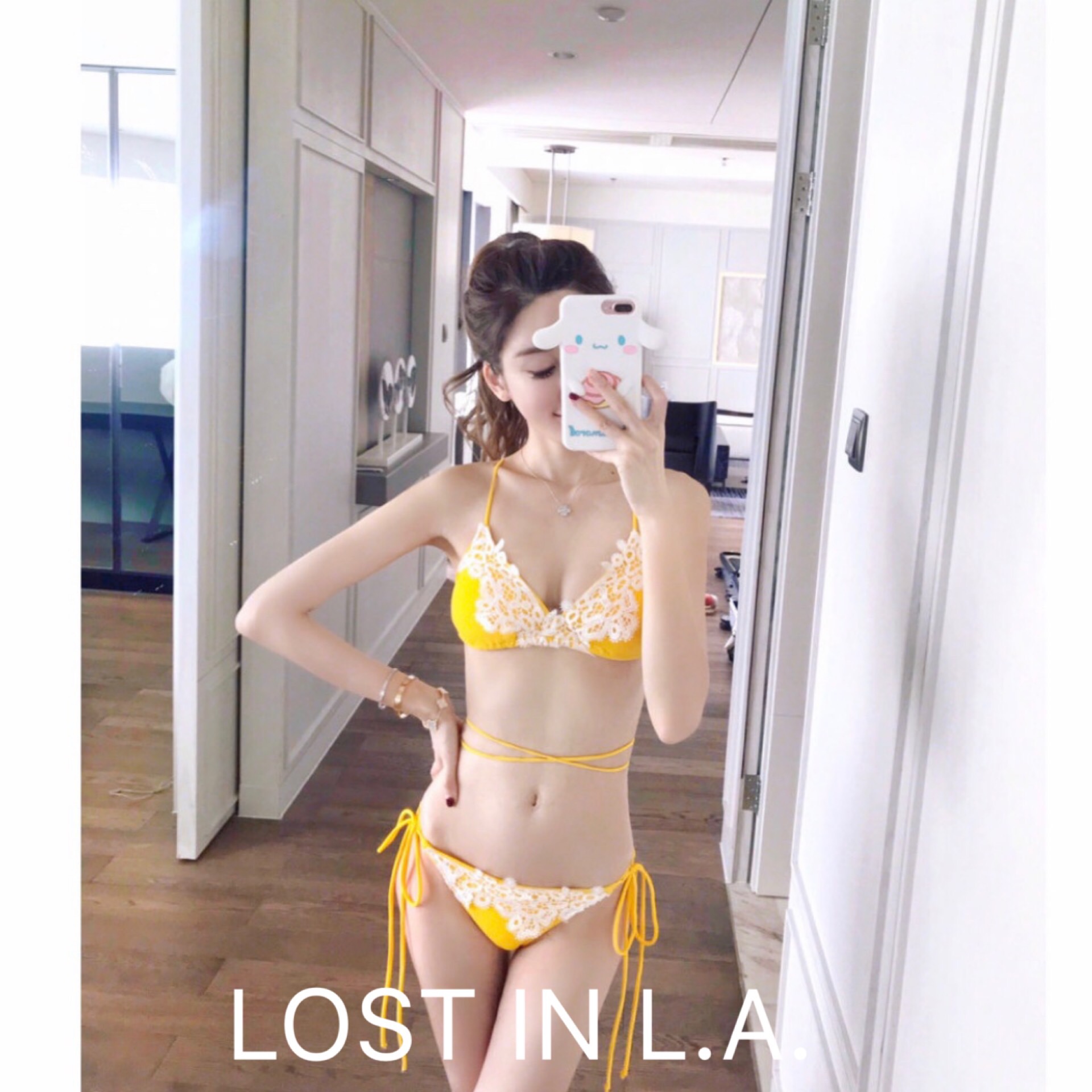 Australia yellow Lace Bandage sexy Bikini Fission Swimsuit Sandy beach Sea island on vacation Maldives Thailandin the Sports/Yoga/Fitness/Fans supplies , Swim , Split swimsuit category - from Buy2taobao.com to provide professional Taobao agent buy service