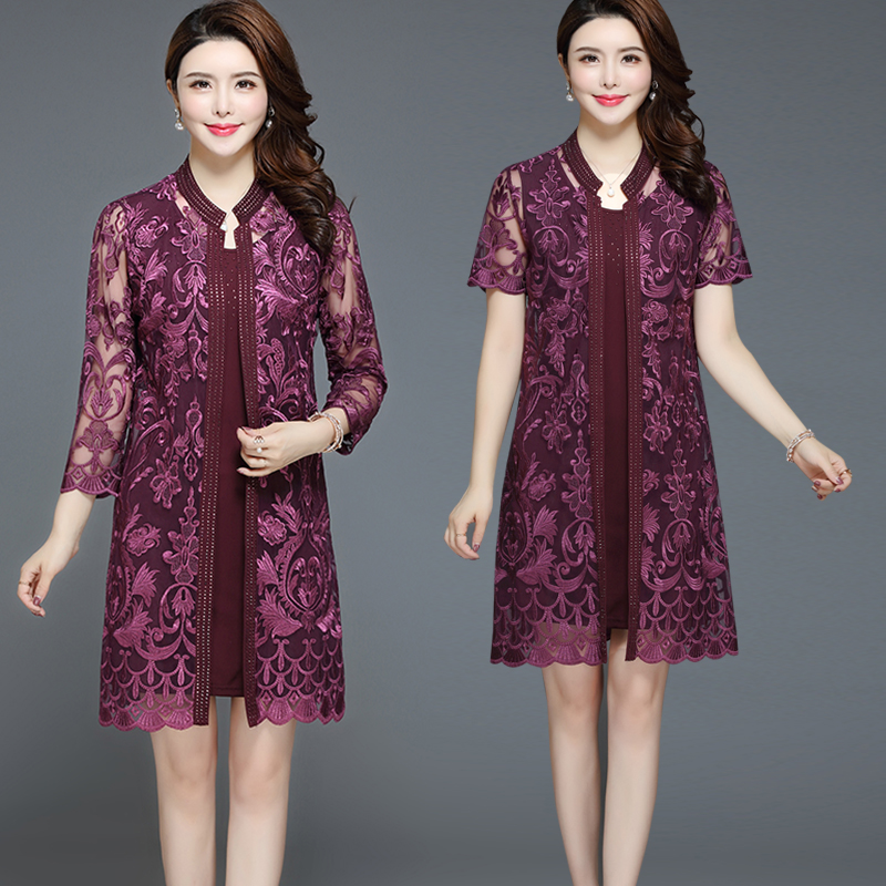 2018 new pattern Mothers mother-in-law marry full dress middle age wedding mom Dress Middle and old age Wedding suitin the Women's clothing/Boutique , Middle-aged women category - from Buy2taobao.com to provide professional Taobao agent buy service