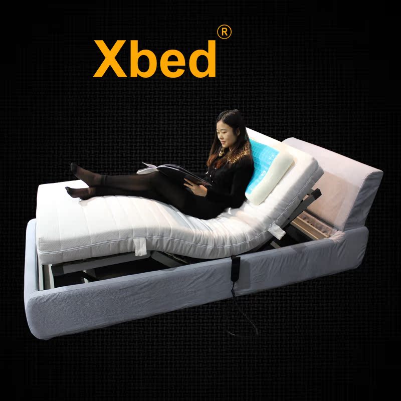 Xbed智能電動床單人電動床布藝床按摩多功能智能升降床90x200cm在類目 住宅傢俱, 牀類, 布藝牀中 - 來自Buy2taobao.com提供專業的淘寶代購服務