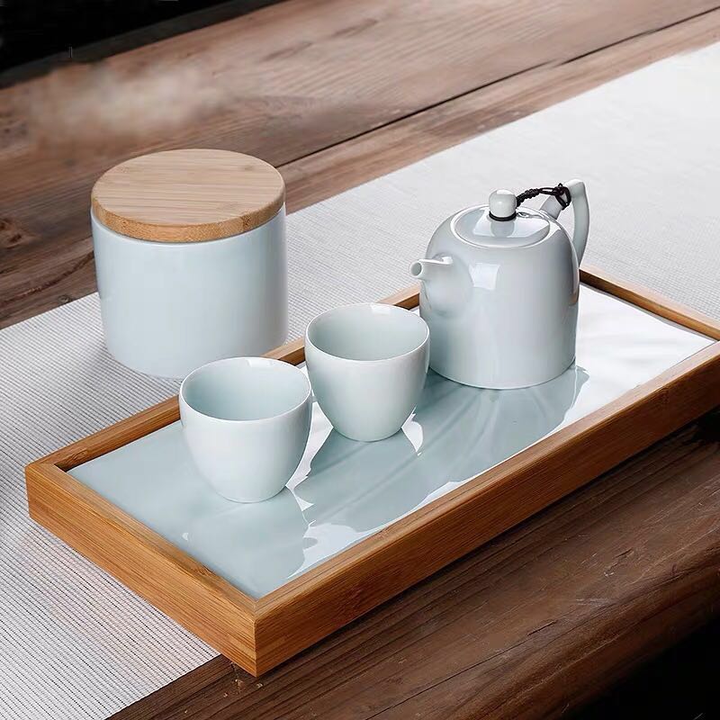 Longquan celadon travel Tea Set a complete set Kungfu Online tea set Simplicity outdoors portablein the Tableware , Tea set , Kung Fu Tea category - from Buy2taobao.com to provide professional Taobao agent buy service