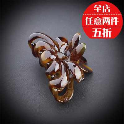 韩国时尚盘发抓夹大号简约中号发夹女头饰顶夹卡子发饰品洗澡发爪