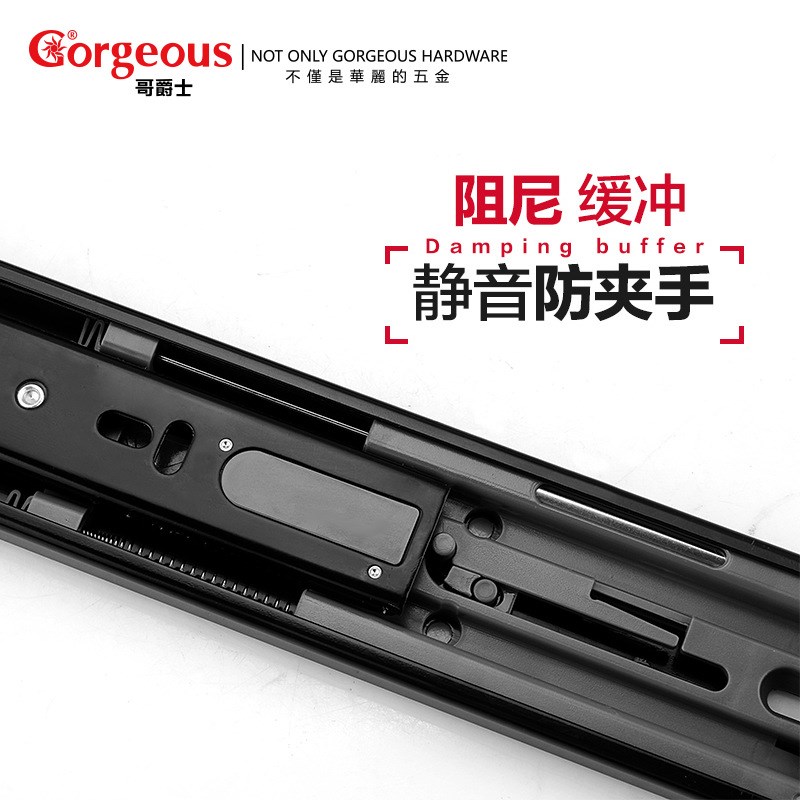 Sir Brother thickening Slide track drawer guide drawer keyboard ball damping Buffer Mute guide Slidein the Basic building materials , Home Hardware , Furniture Hardware , Furniture fittings category - from Buy2taobao.com to provide professional Taobao agent buy service