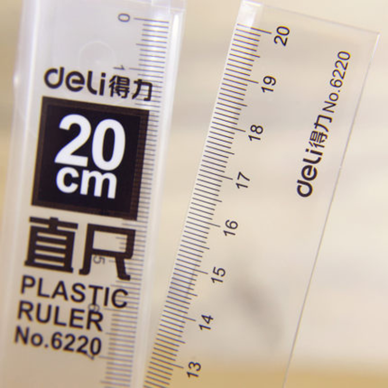 得力文具6220透明直尺20cm30cm厘米绘图测量制图工具学生直尺尺子|ruв категории электронный словарь/электрический бумажных книг/канцелярские принадлежности, чертеж измерения товаров, все виды правителя/треугольник - от Buy2taobao.com для оказания профессиональной услуги покупки агента Taobao