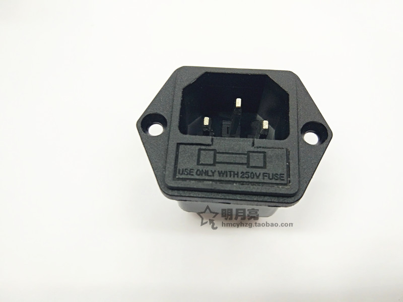 AC電源插座二合壹保險絲 品字公座 品字電源插座帶保險絲座阻燃在類目 電子/電工, 插座, 電源插座中 - 來自Buy2taobao.com提供專業的淘寶代購服務
