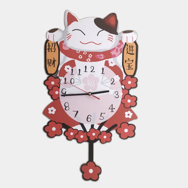 日式和风招财猫钟表|msdalam kategori Aksesori rumah, mural - dari Buy2taobao.com untuk memberikan perkhidmatan ejen Taobao profesional membeli