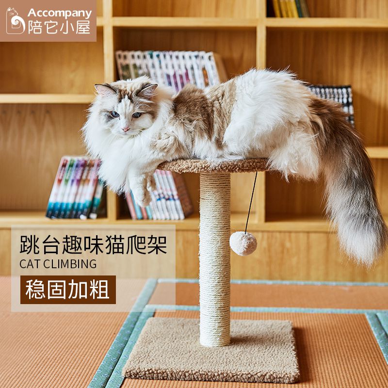 剑麻猫爬架小型跳台猫抓柱猫树猫窝一体猫抓板猫咪爬架猫架子用品在类目 宠物/宠物食品及用品, 猫/狗玩具, 猫爬架中 - 来自Buy2taobao.com提供专业的淘宝代购服务