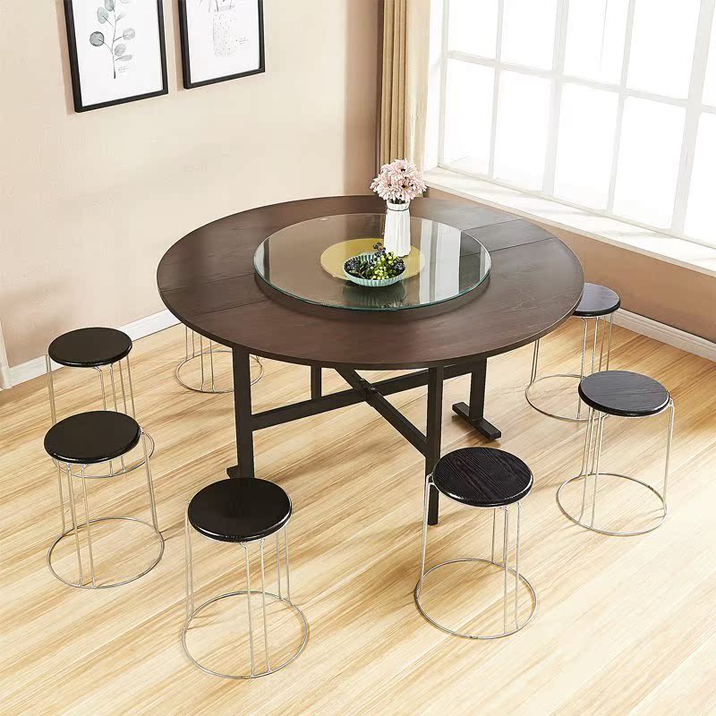 desktop circular fold round table Foldable move dining table simple and easy multi-function household table hotel Fold Large tablein the Residential furniture , Tables , Folding table category - from Buy2taobao.com to provide professional Taobao agent buy service