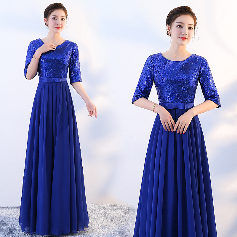 Chorus full dress adult 2019 new pattern grace have more cash than can be accounted for Chinese style show clothing Host The dressin the Women's clothing/Boutique , Costume/National costume/Stage costumes , National costume/Costumes category - from Buy2taobao.com to provide professional Taobao agent buy service