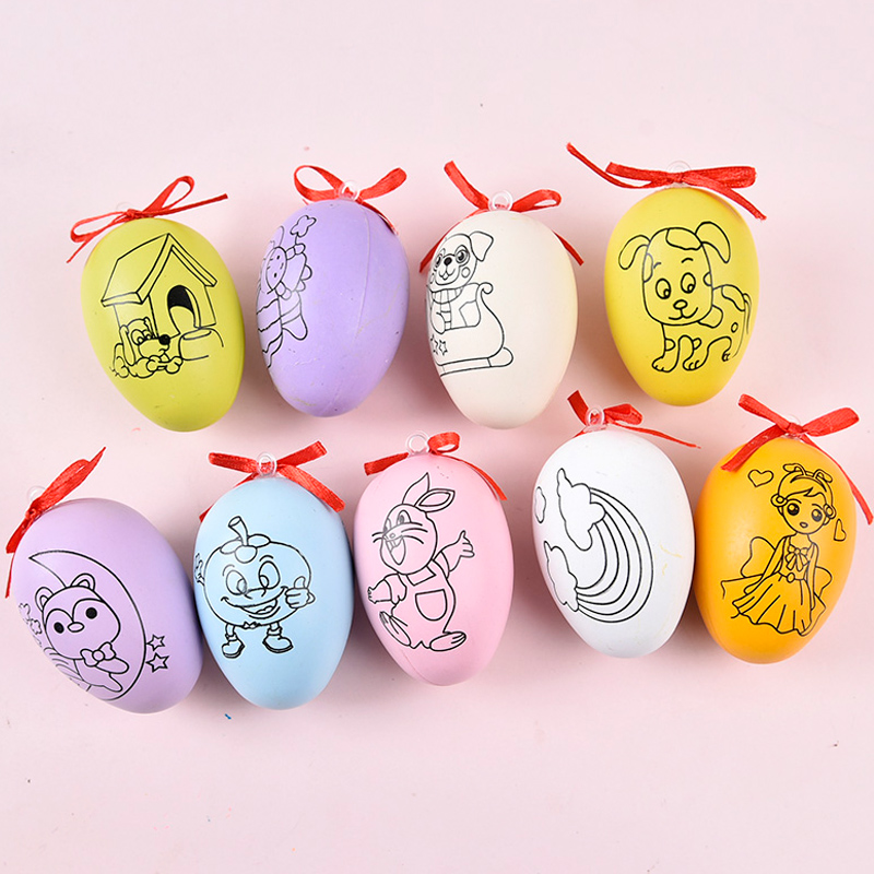 元旦节塑料彩蛋鸡蛋幼儿园diy儿童手工制作材料手绘画涂色玩具在类目 玩具/童车/益智/积木/模型, 手工制作/创意DIY, 白模填色/模具彩绘中 - 来自Buy2taobao.com提供专业的淘宝代购服务