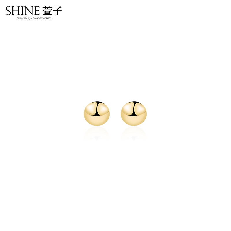 shine萱子饰品睡觉不用摘的耳钉K金耳环女韩国简约迷你耳饰品|msdalam kategori Aksesori/Barang Kemas Fesyen, anting-anting, anting-anting - dari Buy2taobao.com untuk memberikan perkhidmatan ejen Taobao profesional membeli