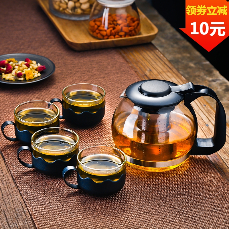 耐热玻璃茶壶不锈钢内胆花茶壶过滤茶具泡茶壶套装冲茶水壶|ruв категории посуда, чайный сервиз, цветы и чайный сервиз - от Buy2taobao.com для оказания профессиональной услуги покупки агента Taobao