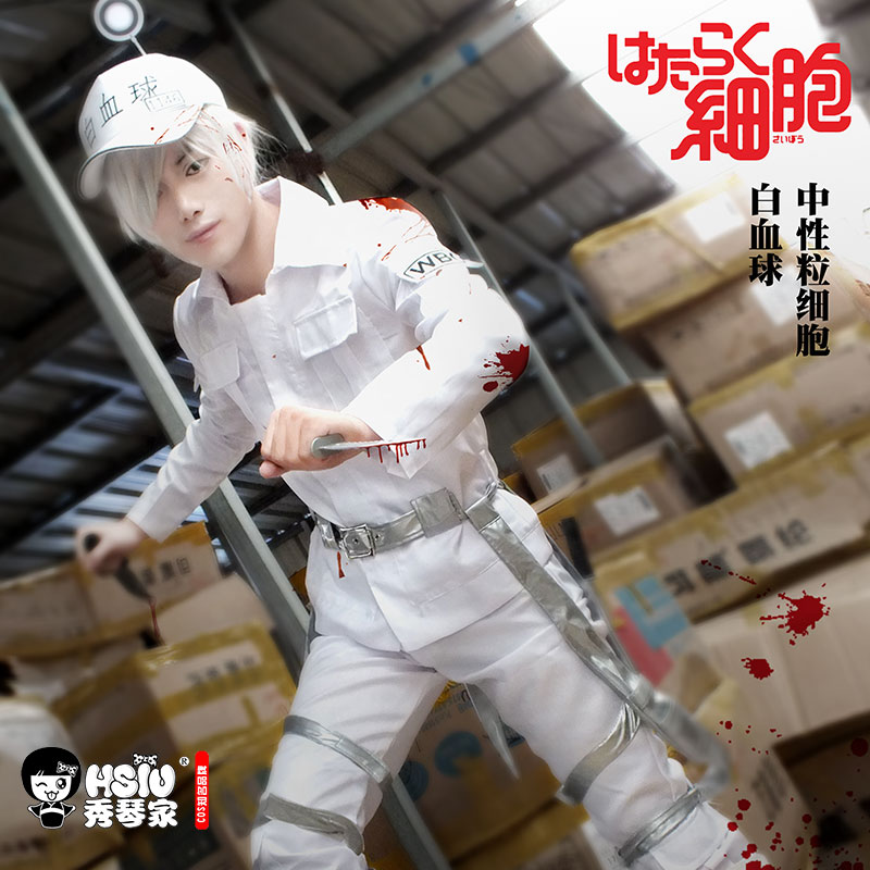 【秀琴家 紅細胞 白血球cos服】工作細胞 全套 假發 帽子 鞋 道具在類目 模玩/動漫/周邊/cos/桌遊, Cosplay服飾/道具/服務, Cosplay男裝中 - 來自Buy2taobao.com提供專業的淘寶代購服務
