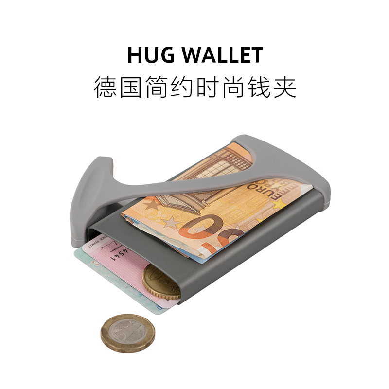 德国Hug Wallet 2018新款简约时尚钱夹 超薄短款男士女士金属卡夹|ruв категории фестиваль товаров/подарок, творческие подарки, творческие кошелек - от Buy2taobao.com для оказания профессиональной услуги покупки агента Taobao