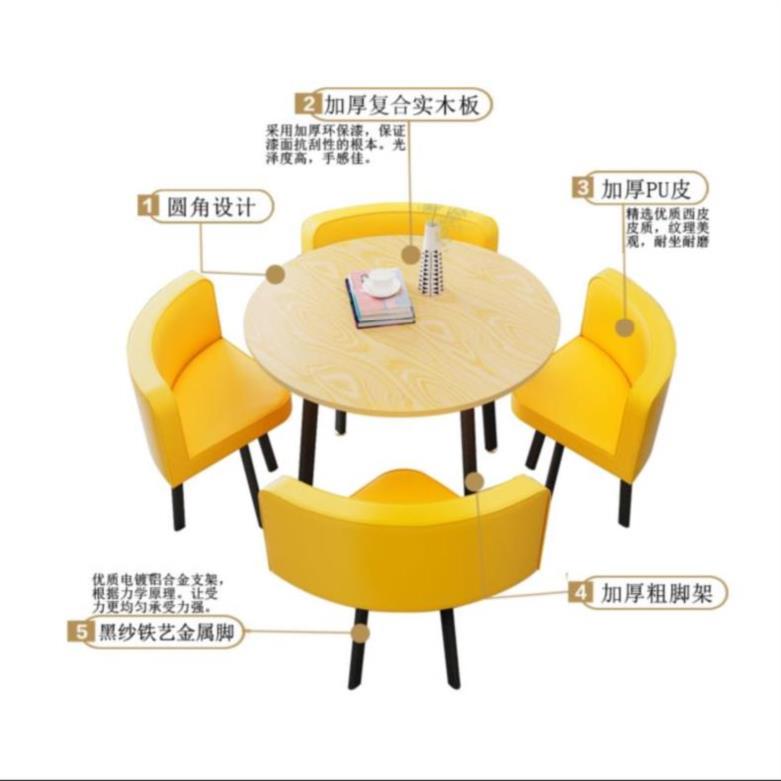 会客桌椅小圆桌大气简约办公室家具接待欧式餐厅谈判售楼桌椅组合|ruв категории жилой мебели, Таблица класса, обеденный стол - от Buy2taobao.com для оказания профессиональной услуги покупки агента Taobao