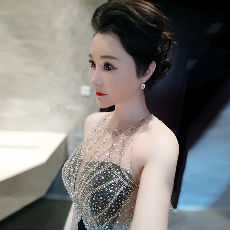 晚装性感走秀宴会主持人气质鱼尾长 高贵礼露背名媛晚裙女2019时在类目 女装/女士精品, 婚纱/旗袍/礼服, 礼服/晚装中 - 来自Buy2taobao.com提供专业的淘宝代购服务
