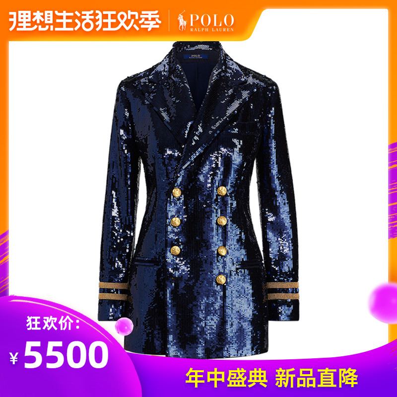 Polo Ralph Lauren Women's wear 2019 Spring Sequins suit coat RL20653in the Women's clothing/Boutique , Suit category - from Buy2taobao.com to provide professional Taobao agent buy service